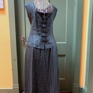 SOLD Raw Silk Evening Suit